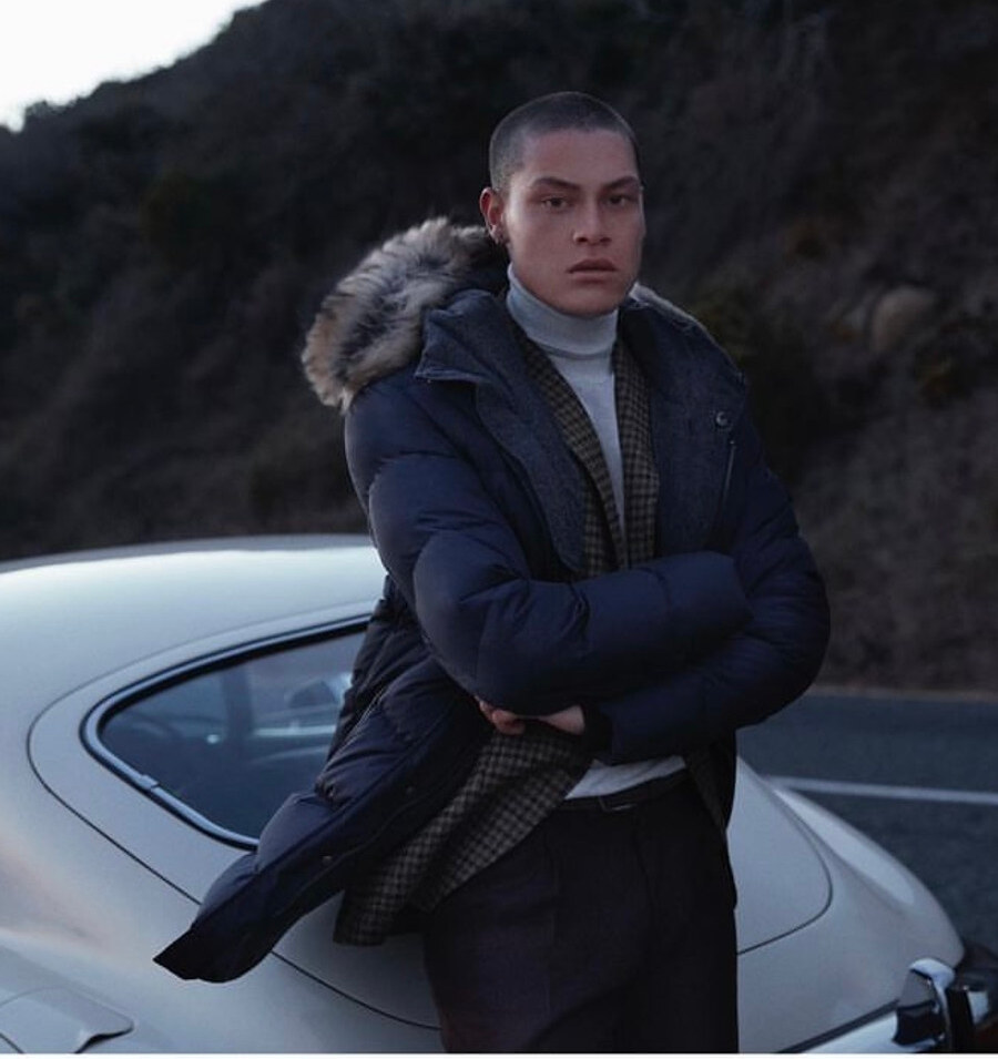 Made Tekstil navy outerwear