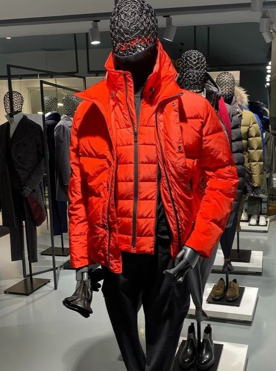 Made Tekstil red technical jacket